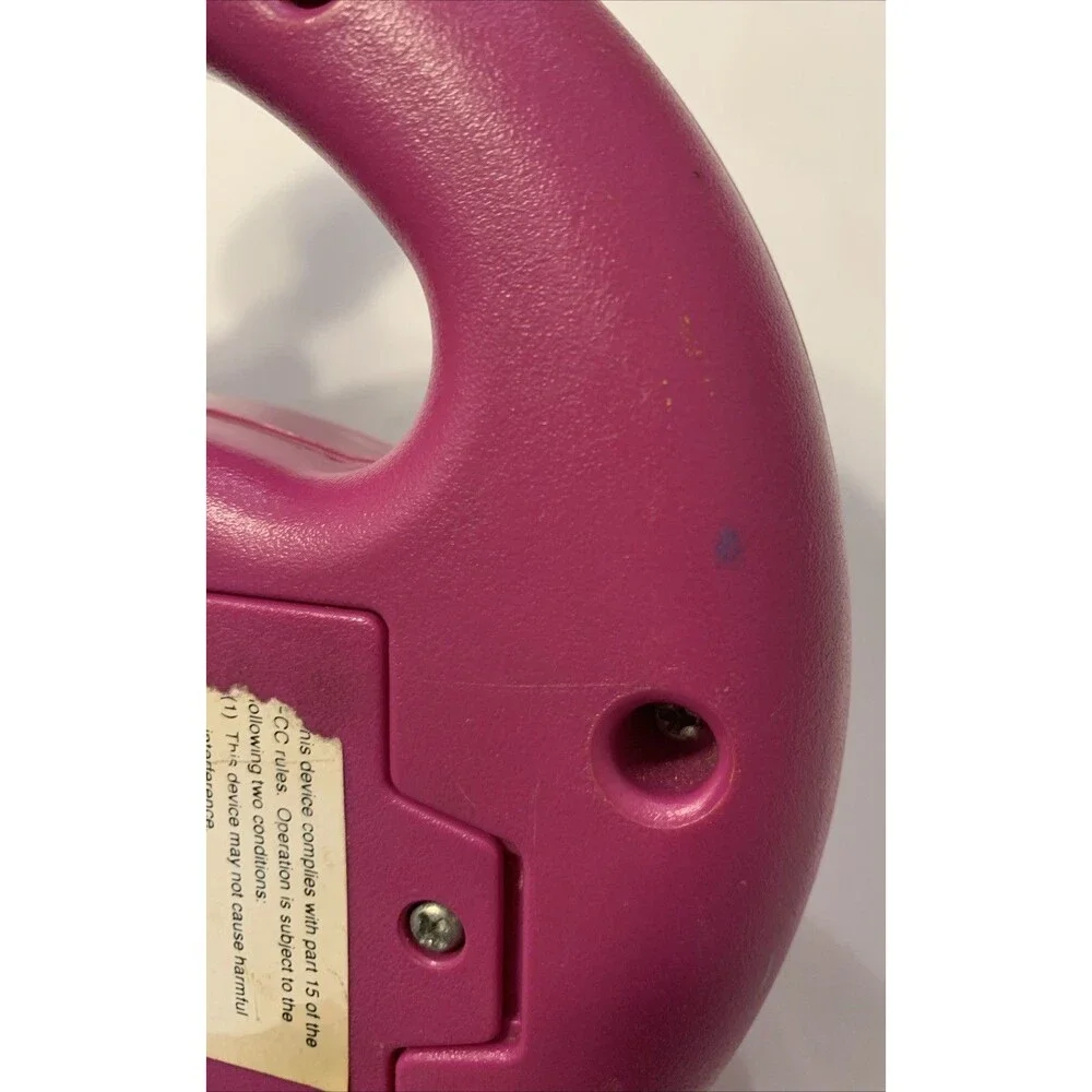 Rockin Radio Barney The Dinosaur Purple Music Tested & Works Vintage 1990's